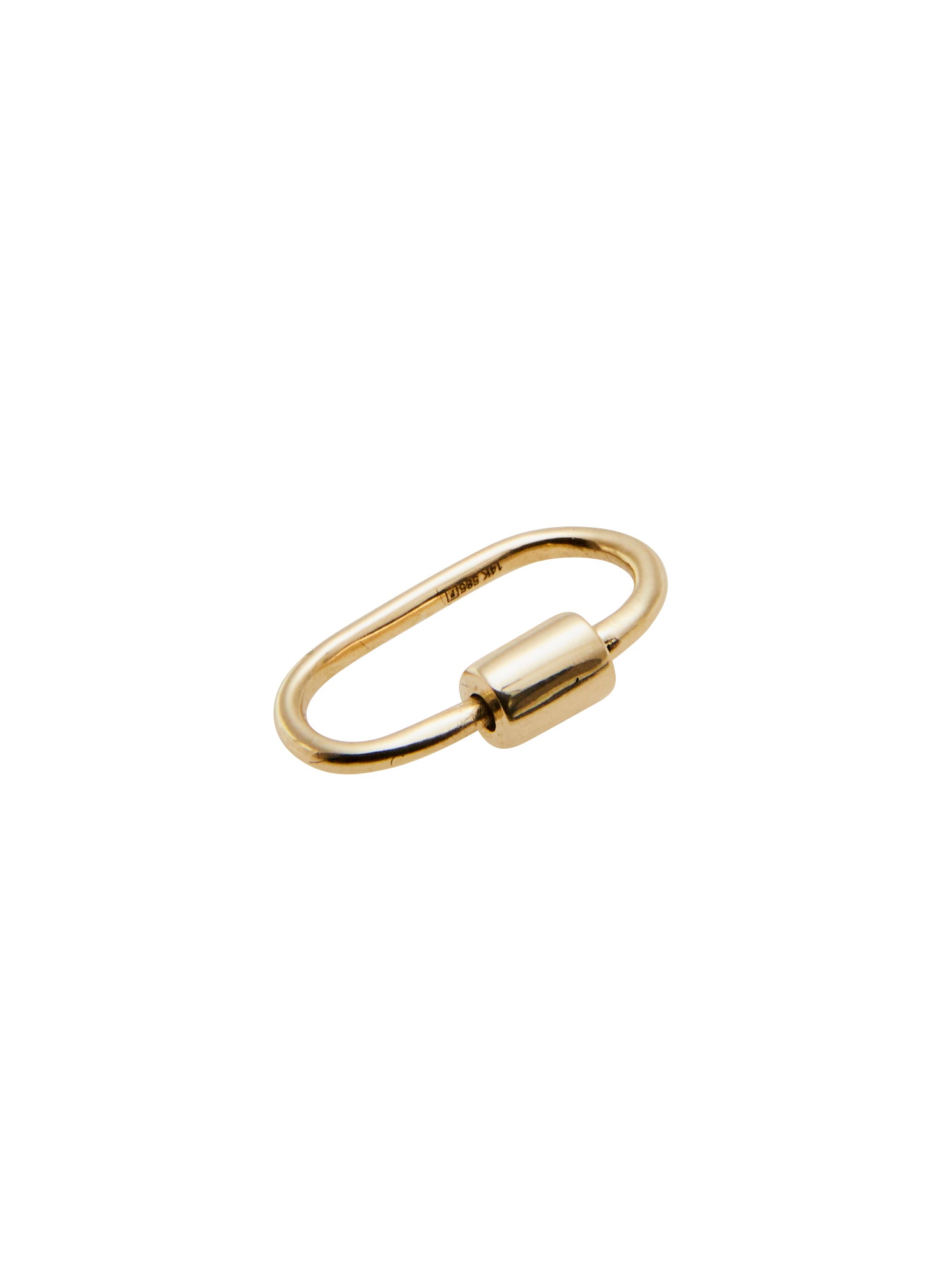 Mini carabiner enhancer from Jeuje Fine Jewelry on a white background