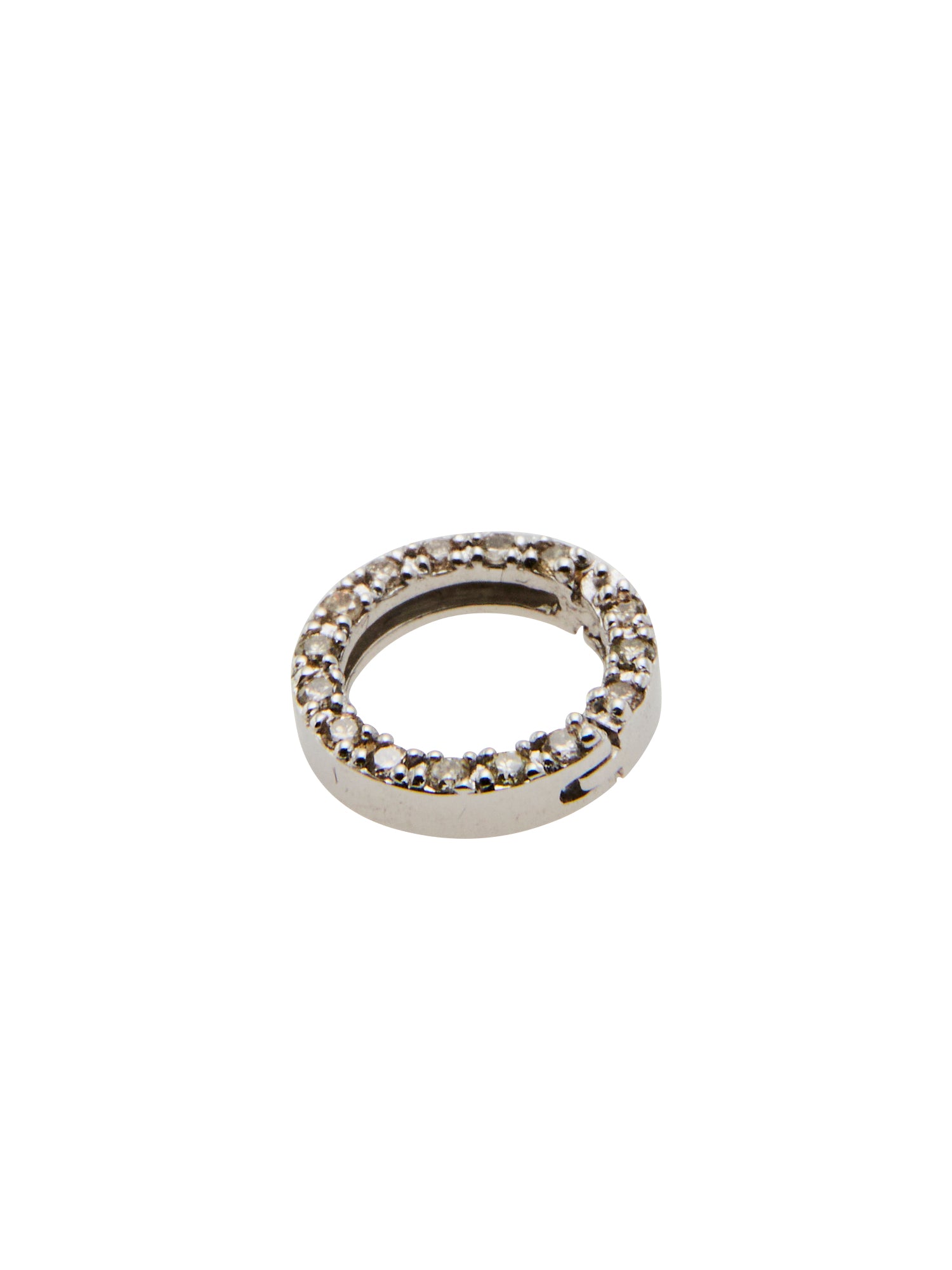 Small circle of diamonds enhancer from Jeuje Fine Jewelry on a white background