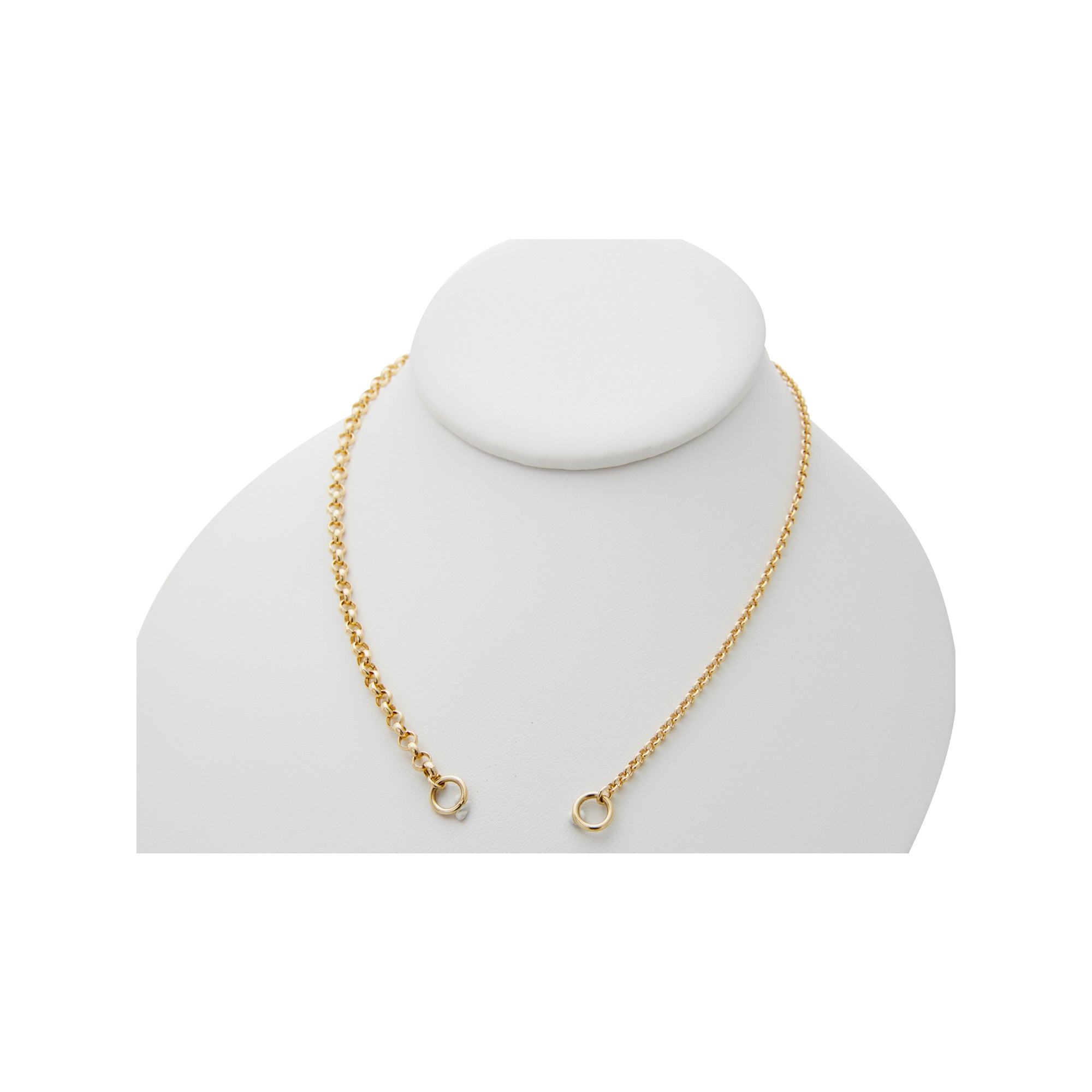 The Belcher 50/50 Chain from Jeuje Fine Jewelry on a white background