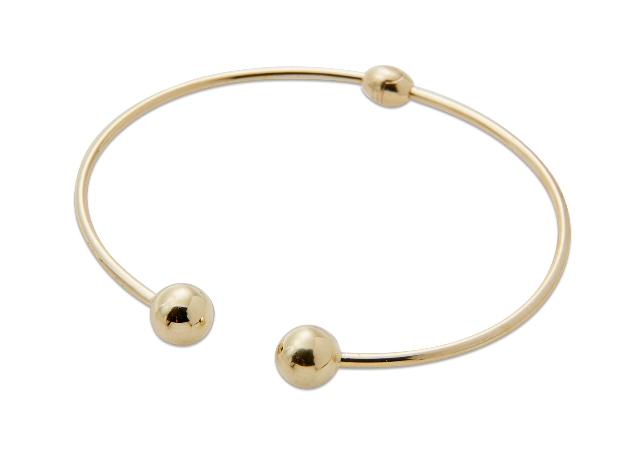 The Ball Cuff from Jeuje Fine Jewelry on a white background