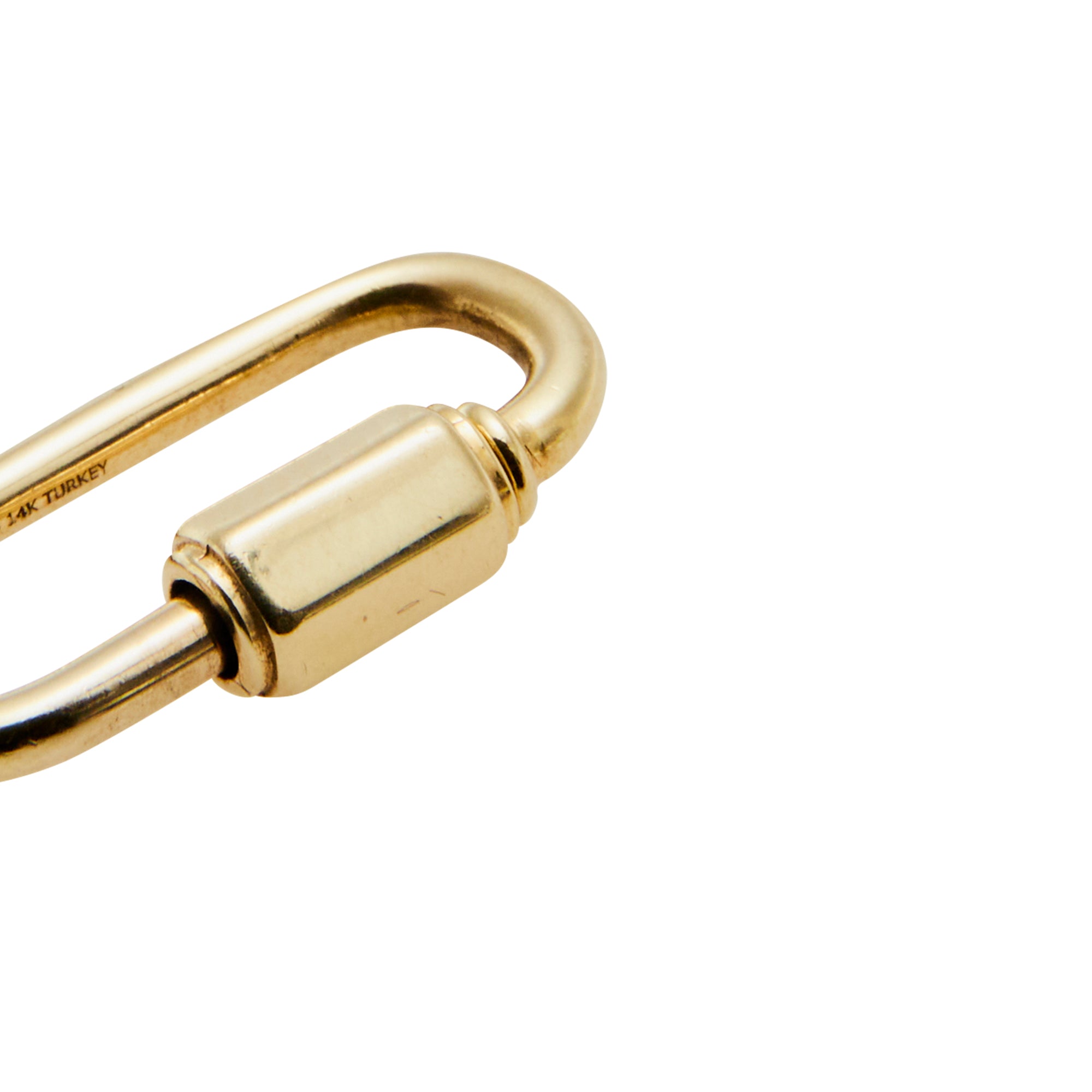 Large carabiner enhancer from Jeuje Fine Jewelry on a white background