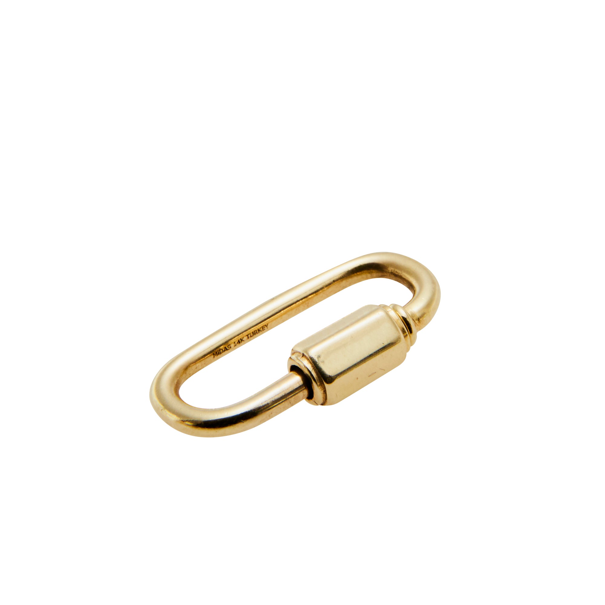 Large carabiner enhancer from Jeuje Fine Jewelry on a white background