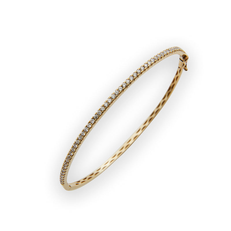 The Diamond Bangle from Jeuje Fine Jewelry on a white background