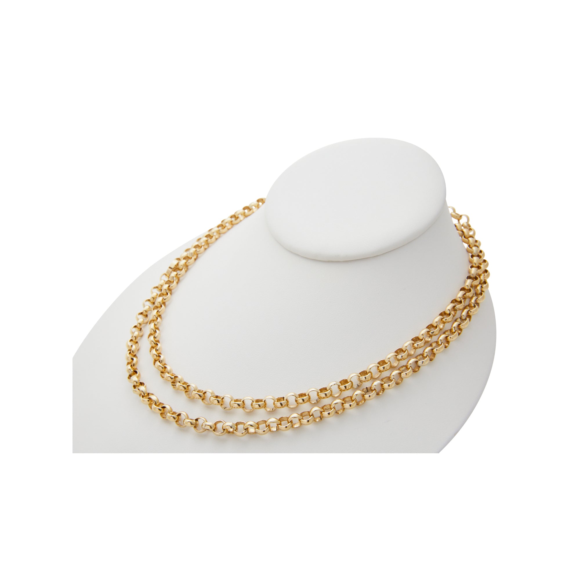 The Extra Long Belcher from Jeuje Fine Jewelry on a white background